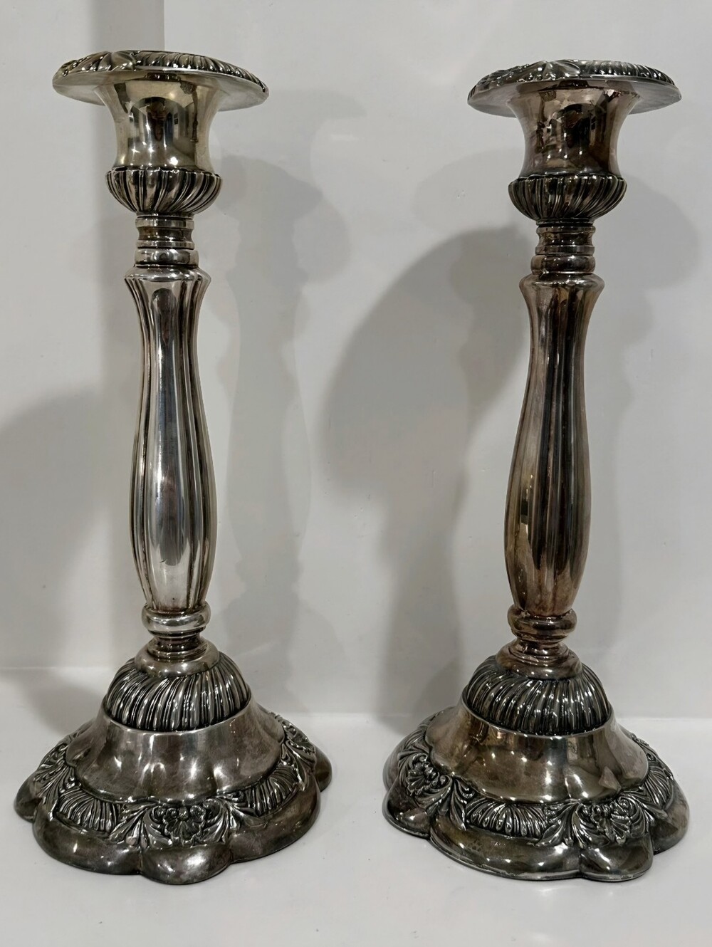 Neiman Marcus 1960s  Italian Baroque Candlesticks SET/2